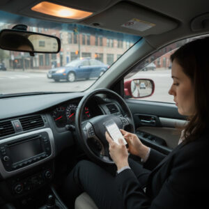 Distracted driving can lead to shared fault in California accidents