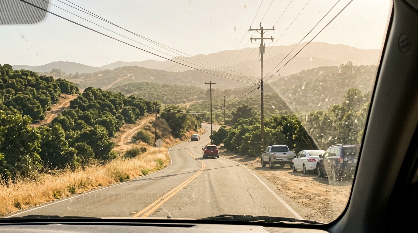 Fallbrook California road where catastrophic injury accidents occur, requiring specialized West Coast trial lawyers